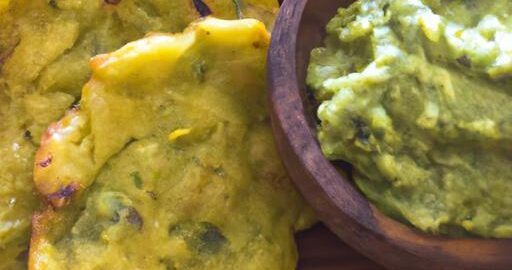 Tostones s guacamole