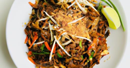 Hovězí pad thai s nudlemi