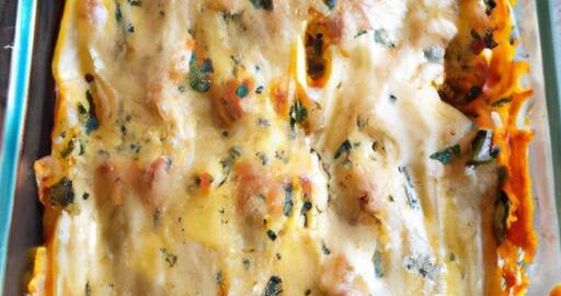 Vegetariánské lasagne se špenátem