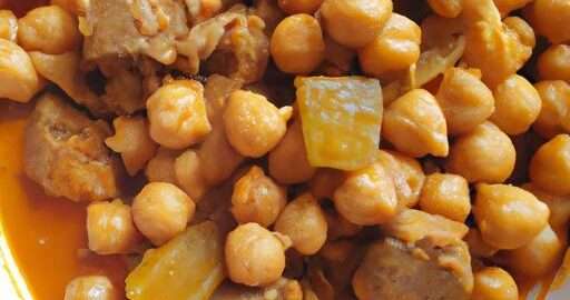 Masový karí s cizrnou