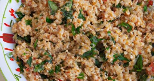 Tabouleh salát s bulgurem a mátou