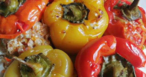 Plněné irácké papriky s rýží