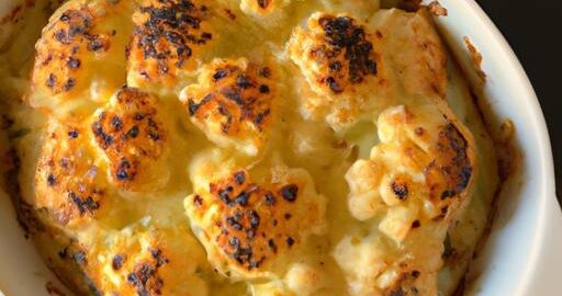 Zapečený květák sýrovou korou