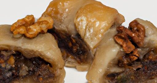 Baklava s datlemi a vlašskými ořechy