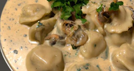 Houbové knedlíky s omáčkou