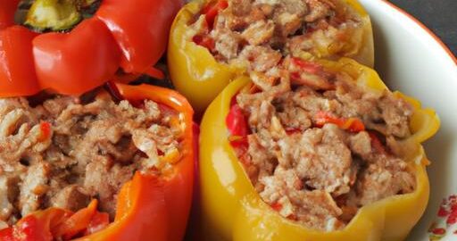 Plněná paprika s masovou směsí