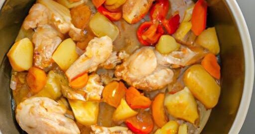 Kuřecí s maso a zeleninou