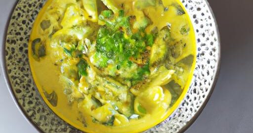 Pórkové curry s kokosovým mlékem