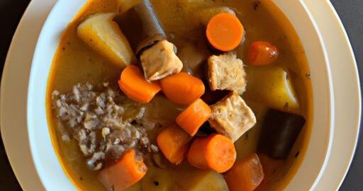 Pohanková polévka s kořenovou zeleninou