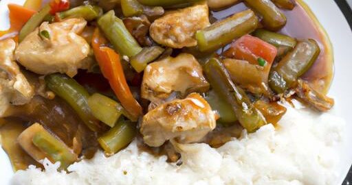 Kuřecí chop suey s rýží