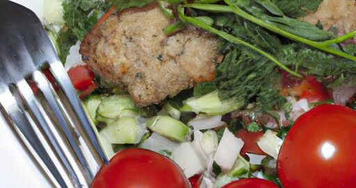 Housední kotlety salát