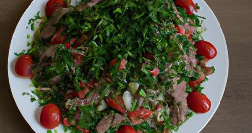 Tabbouleh s jahňacím masem