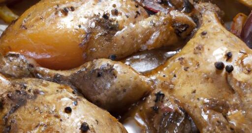 Kuře na víně Coq au Vin