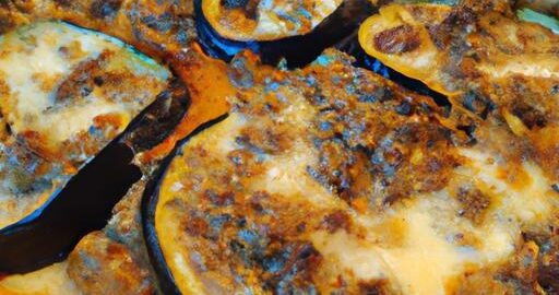 Baklažánová musakka s mletým masem