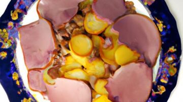 Krkonošský bramborák s uzeným masem