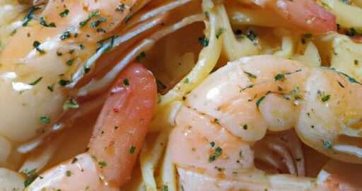 Krevety aglio e olio