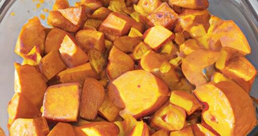 Batáty se sladkokyselou omáčkou