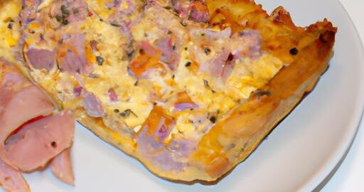 Kuřecí quiche Lorraine s šunkou