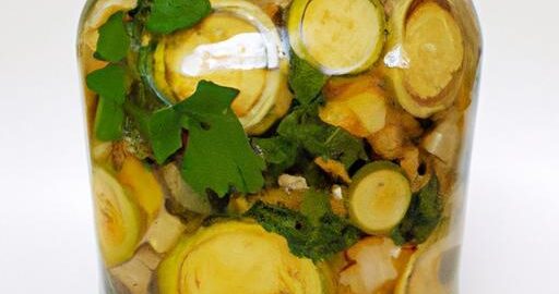 Nakládaná cuketa s bylinkami