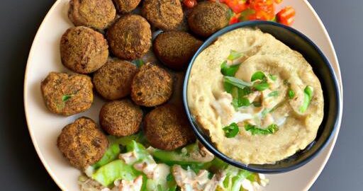 Křupavé falafely s hummusem