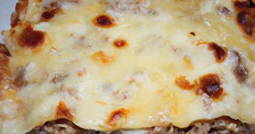 Lazaně s hovězím masem a sýrem