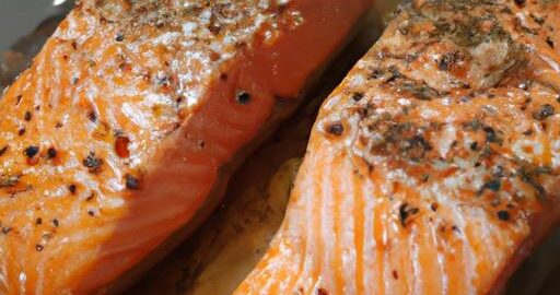 Pečený losos s javorovým sirupem