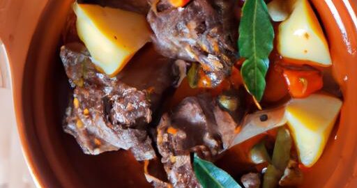 Marocké tajine s jehněčím masem