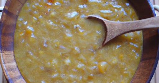 Veganská čočková polévka s kokosem