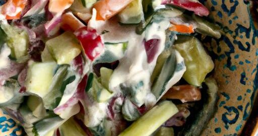 Syrová zeleninová lahůdka s jogurtem