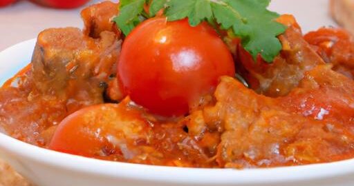 Maso na kari s rajčaty