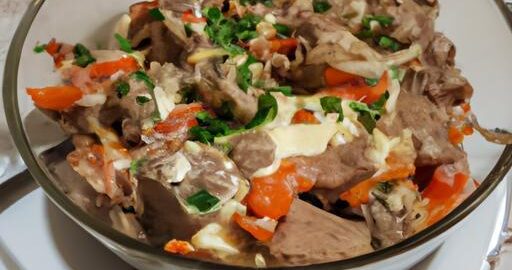 Hovězí na smetaně so zeleninou