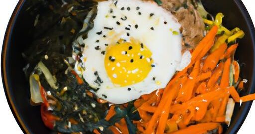 Bibimbap – tradiční korejská směs rýže a zeleniny
