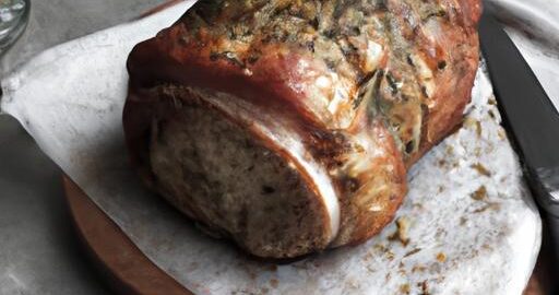 Pečený vepřový plát (roláda)