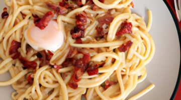 Pasta carbonara s pancettou a vajíčky