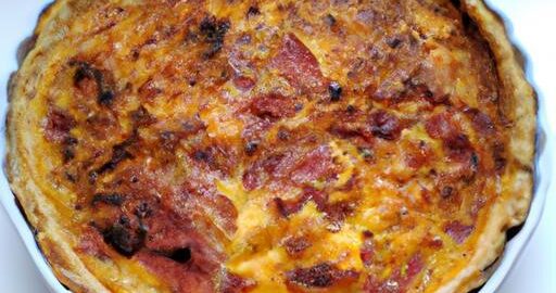 Quiche Lorraine s uzeným špekem