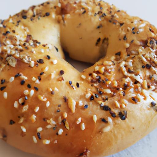 Bagel se sezamovými semínky a bylinkami