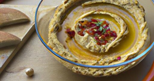 Lahodný hummus s pečenou paprikou