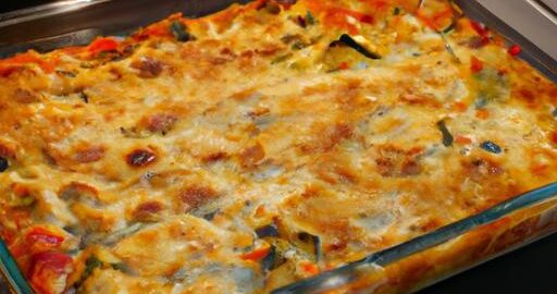 Vegetariánské lasagne se zeleninou