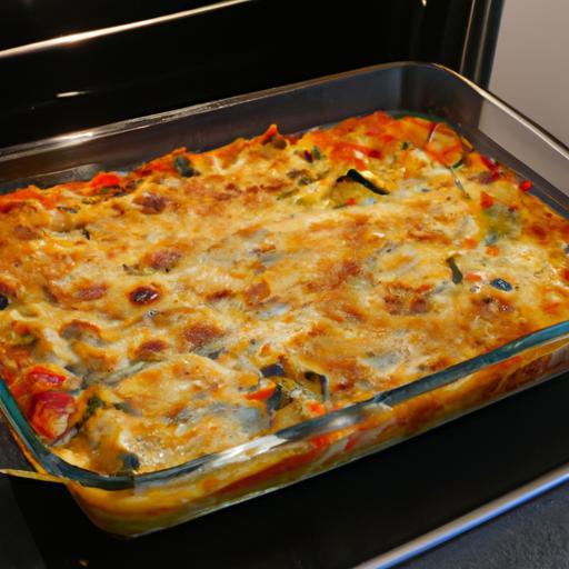 Vegetariánské lasagne se zeleninou