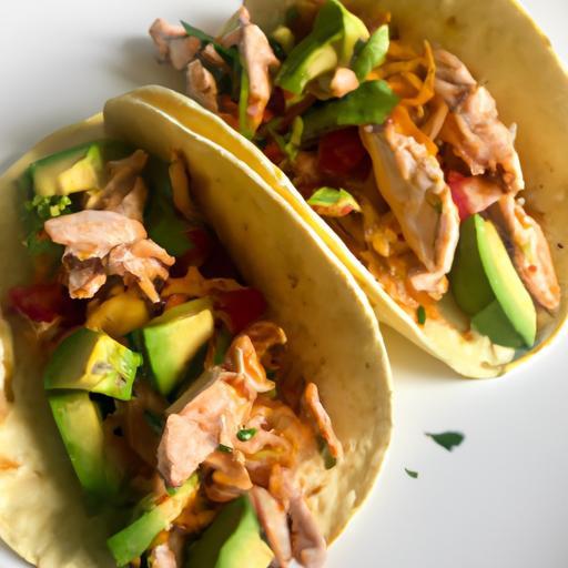Kuřecí tacos s avokádem