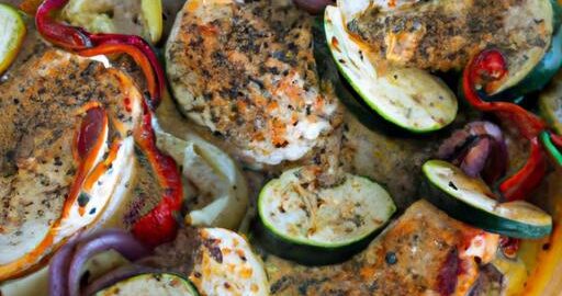 Kuřecí provensálský sýr_zeleninový gril