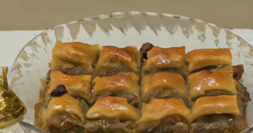 Baklava s oříšky a skořicí