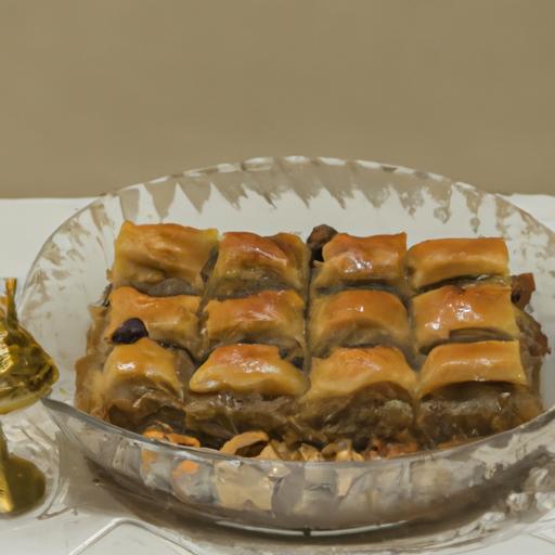 Baklava s oříšky a skořicí