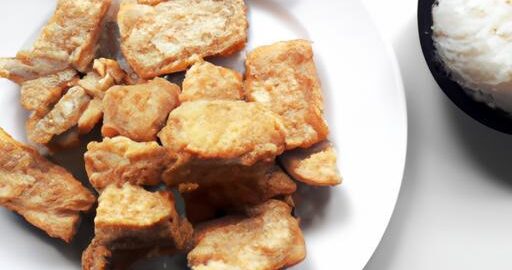 Křupavý tofu s rýží