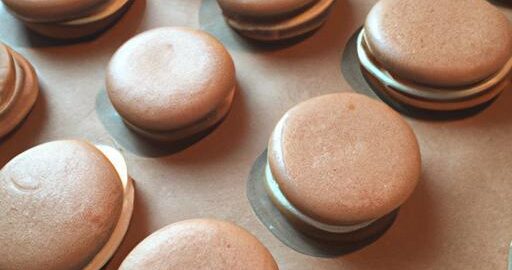 Makronky s čokoládovou náplní