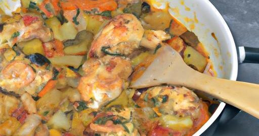 Kuřecí kořeněné ratatouille s bylinkami