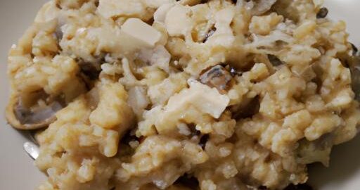 Risotto s hubami a parmazánem