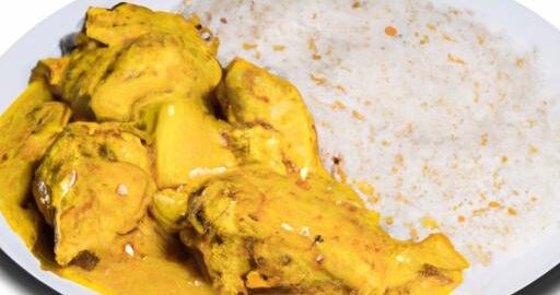 Kurkuma kuřecí s rýží