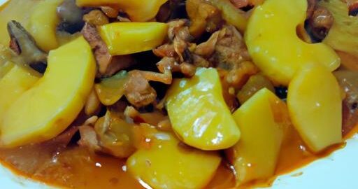 Vepřová masa s ananasem