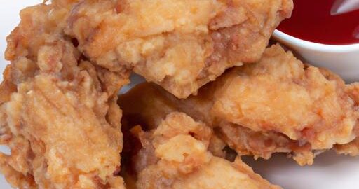 Smažené kuřecí stripsy s omáčkou